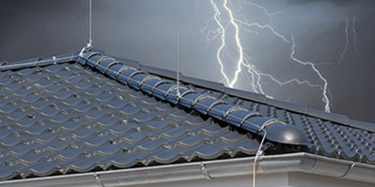 Äußerer Blitzschutz bei Elektrotechnik Fleischmann GmbH in Schmidgaden